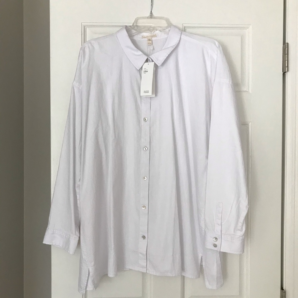 NEW Eileen Fisher cotton Top